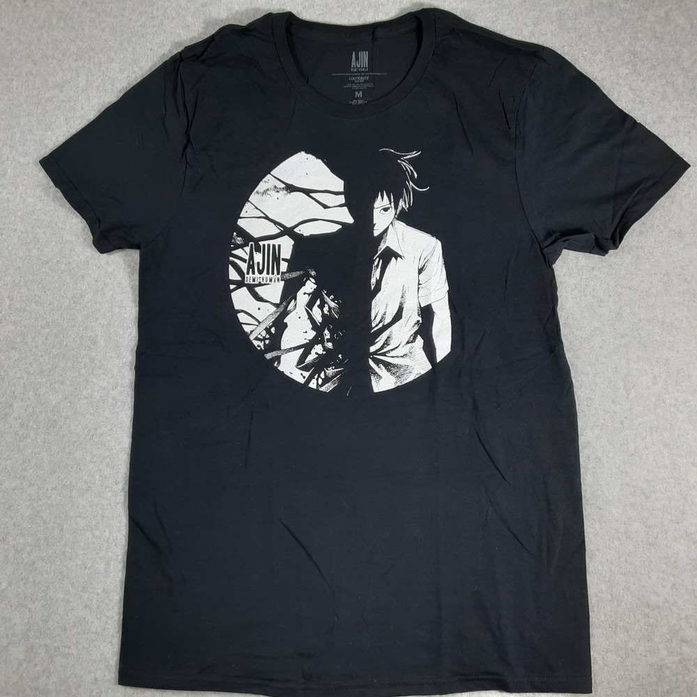 Loot Crate Ajin Demi-Human Kei Nagai Graphic T-Shirt Mens Medium Black 2018